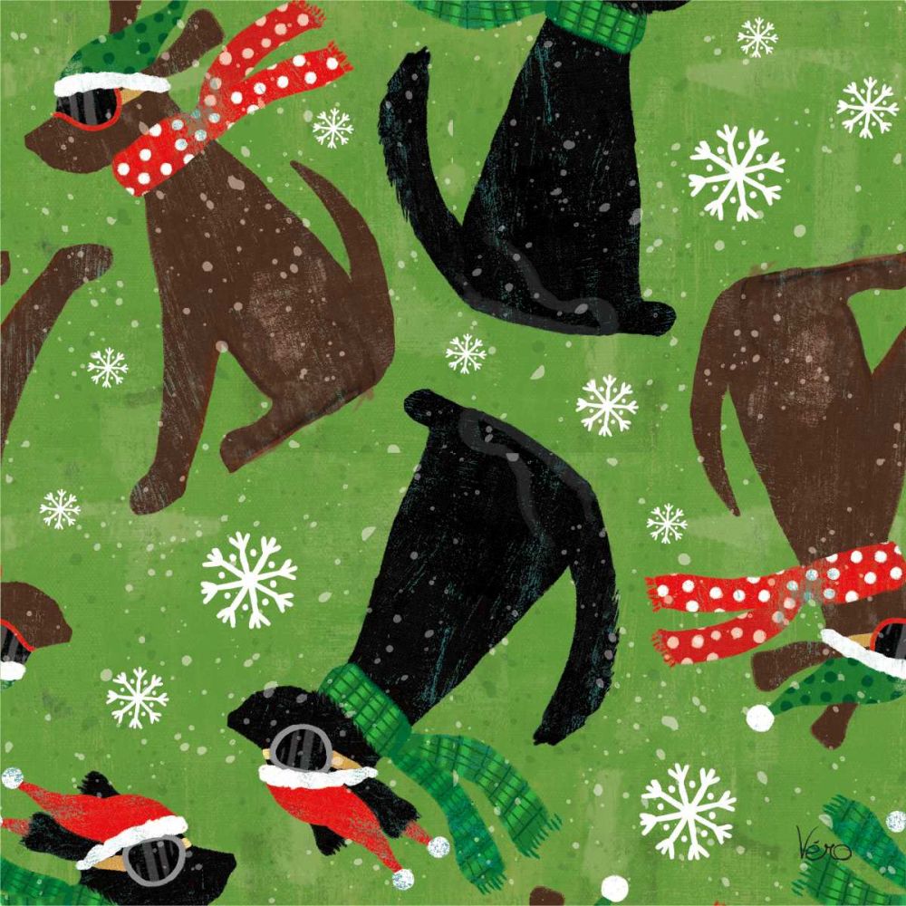 Merry Making Pattern IC art print by Veronique Charron for $57.95 CAD