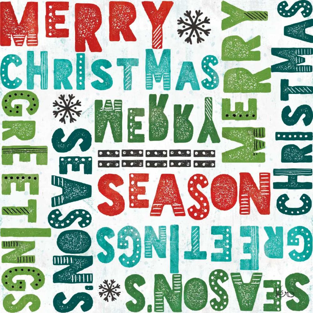 Merry Making Pattern VA art print by Veronique Charron for $57.95 CAD