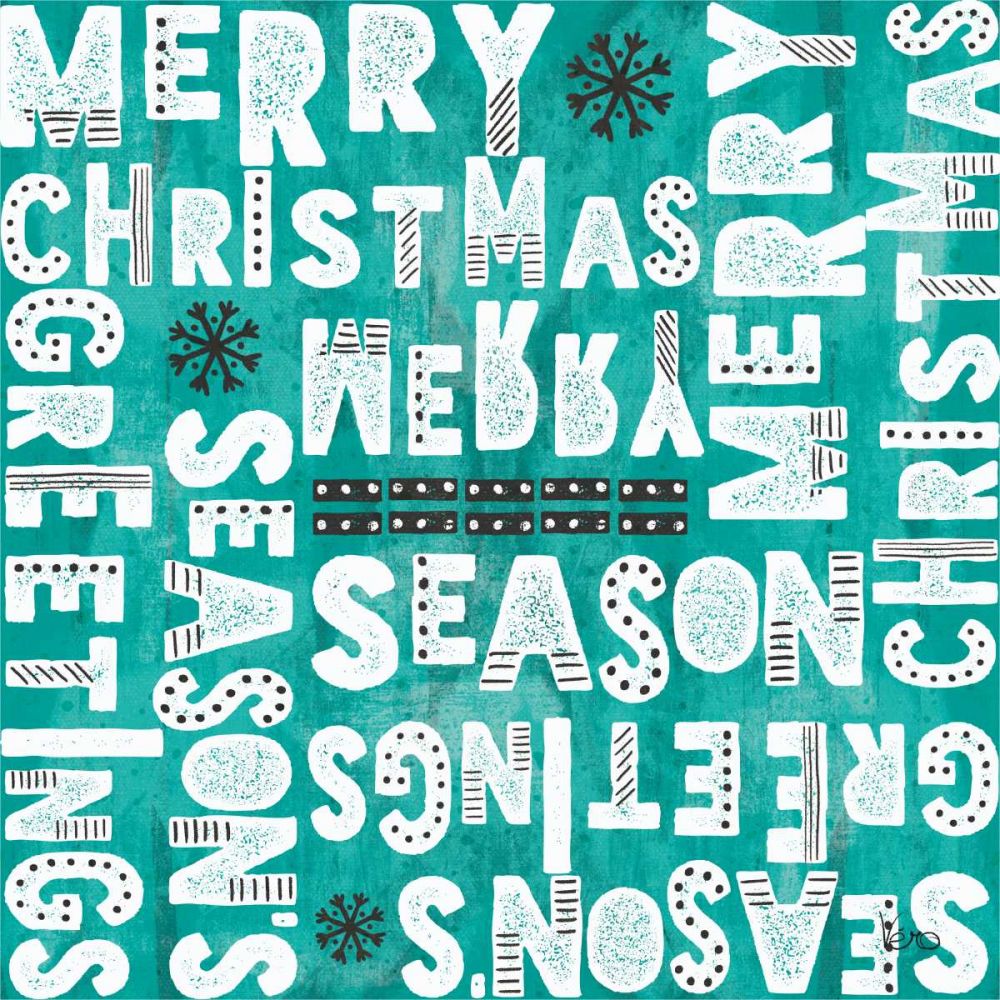 Merry Making Pattern VB art print by Veronique Charron for $57.95 CAD