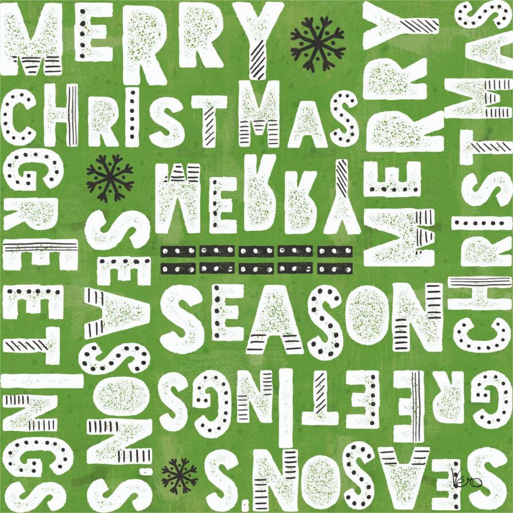 Merry Making Pattern VD art print by Veronique Charron for $57.95 CAD