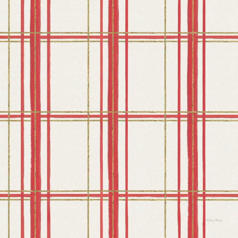 Christmas Critters Bright Pattern VB art print by Emily Adams for $57.95 CAD