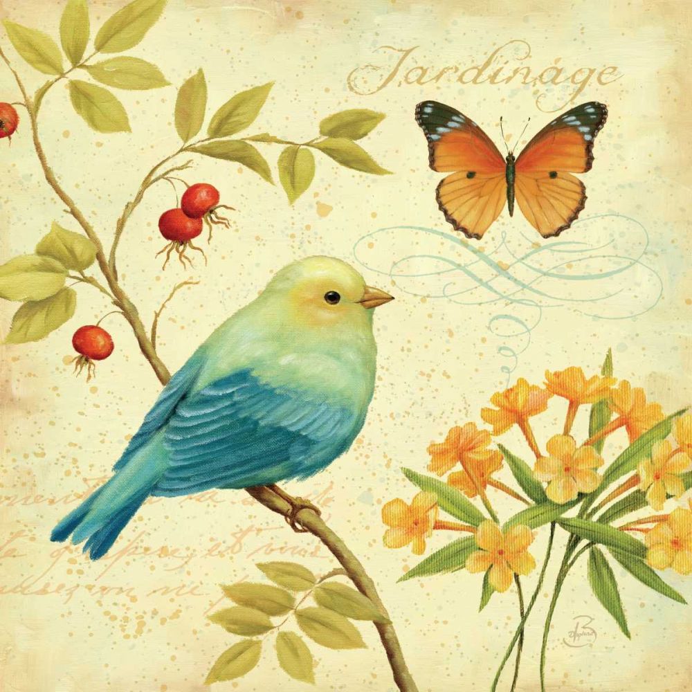 Garden Passion I art print by Daphne Brissonnet for $57.95 CAD