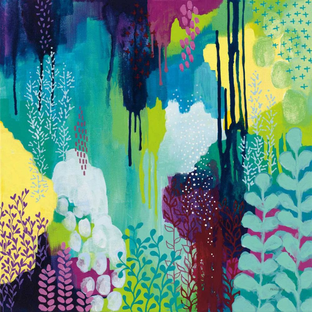 Jewel Forest I art print by Kathy Ferguson for $57.95 CAD
