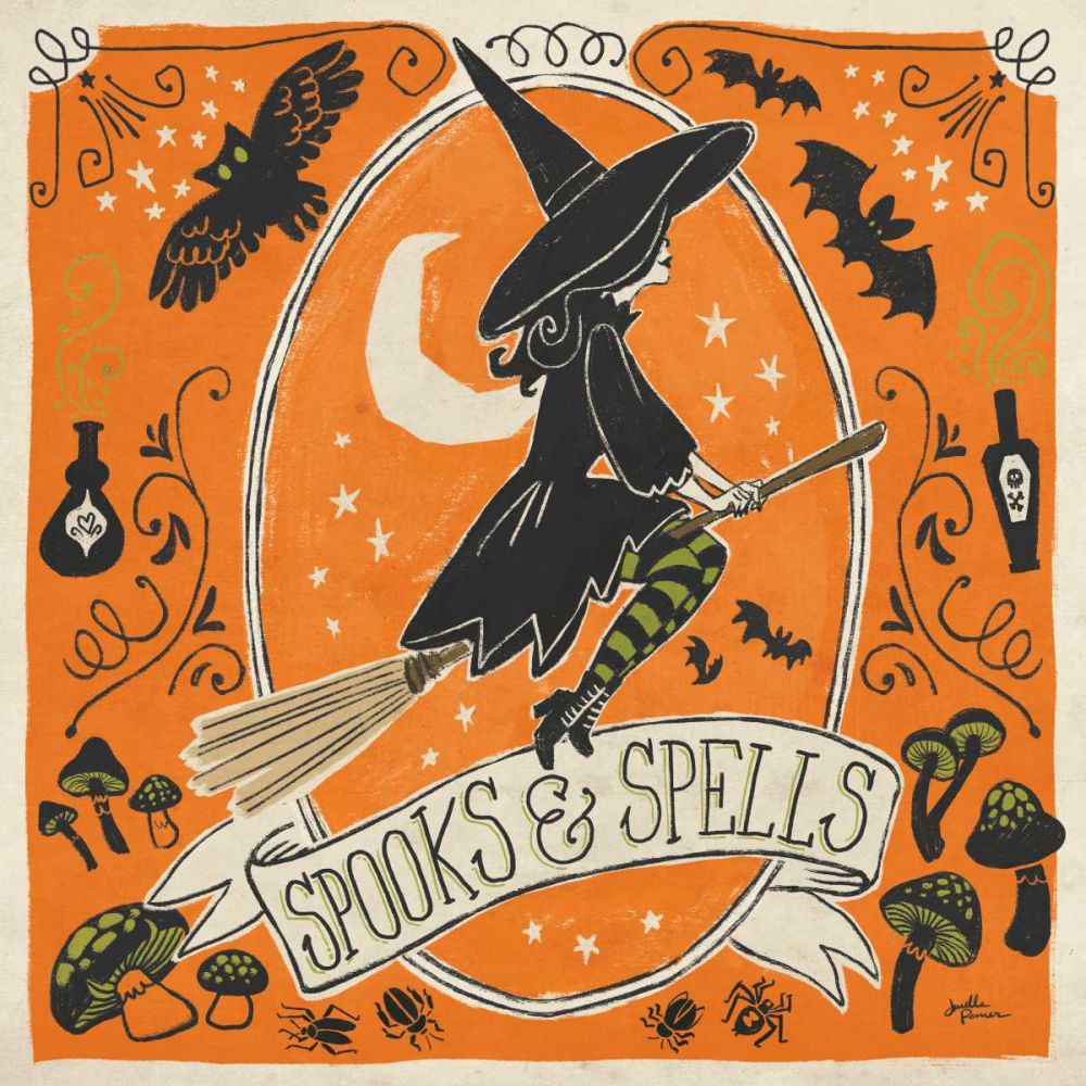 Stay Creepy II Orange art print by Janelle Penner for $57.95 CAD