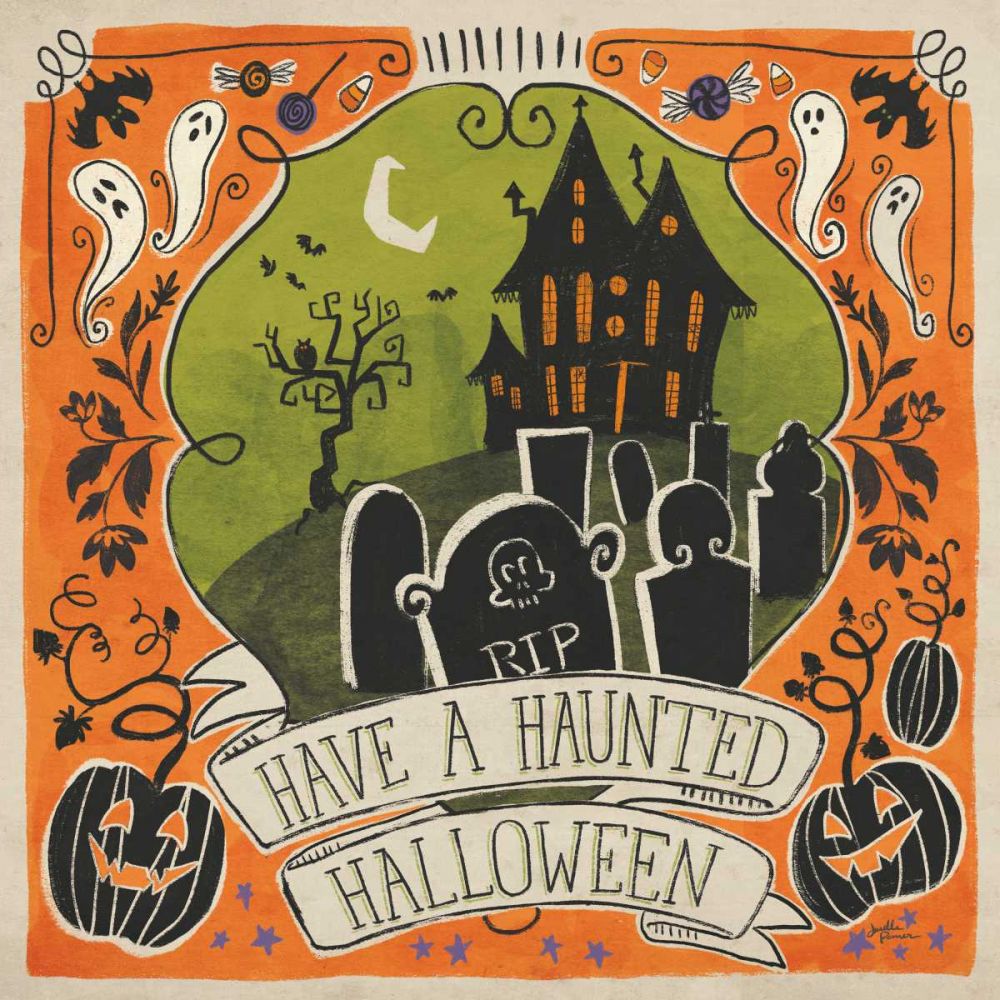 Stay Creepy III Orange art print by Janelle Penner for $57.95 CAD