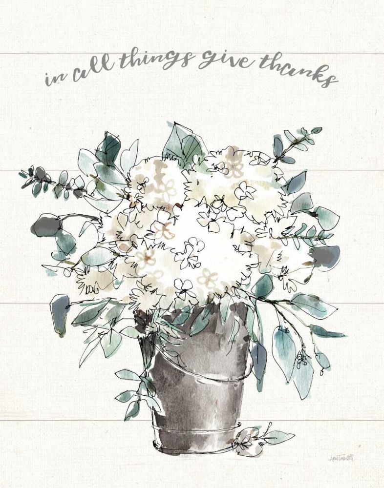 Modern Farmhouse V Give Thanks art print by Anne Tavoletti for $57.95 CAD