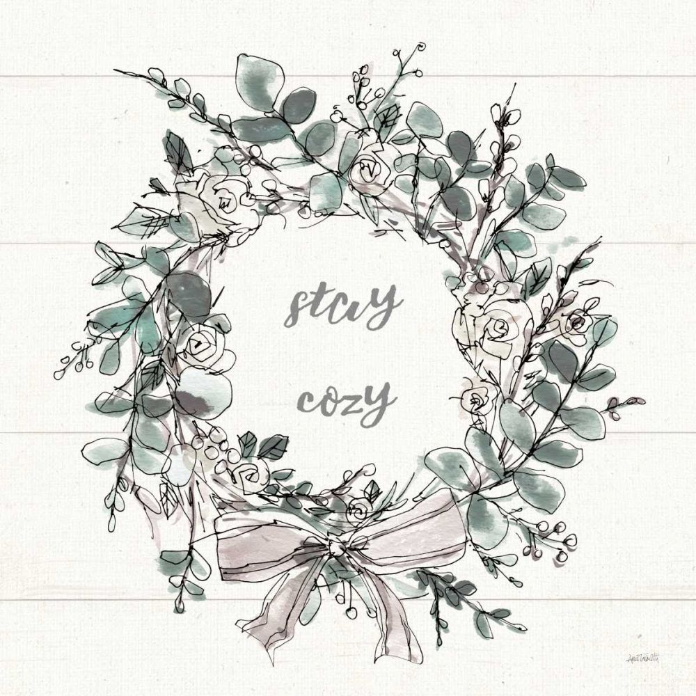 Modern Farmhouse VII Stay Cozy art print by Anne Tavoletti for $57.95 CAD