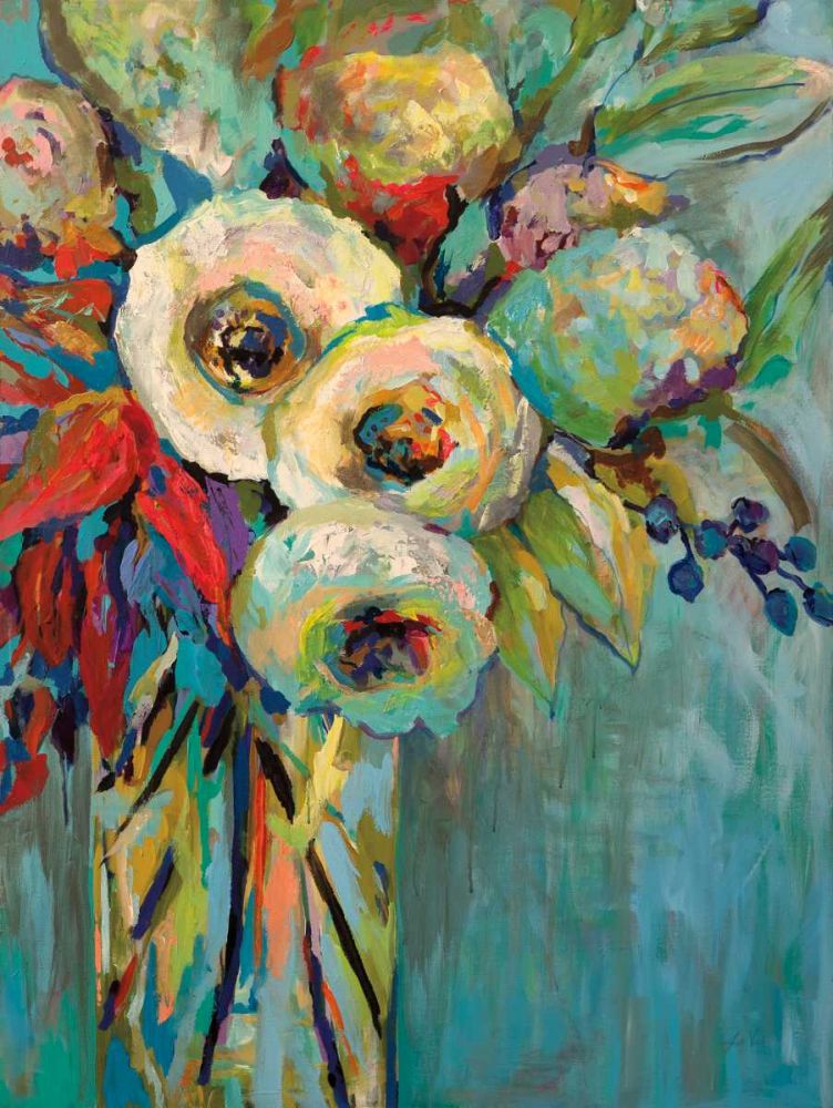 Mod Floral art print by Jeanette Vertentes for $57.95 CAD