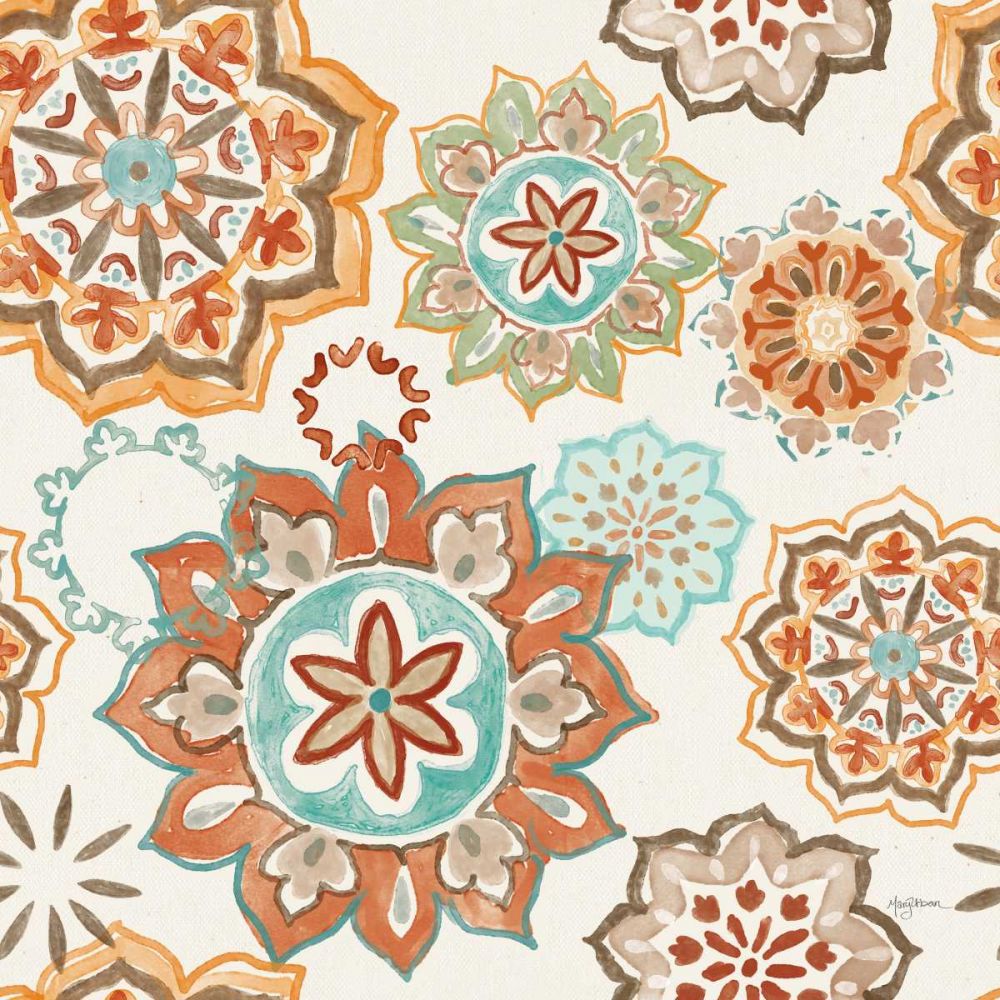 Autumn Friends Pattern IA art print by Mary Urban for $57.95 CAD