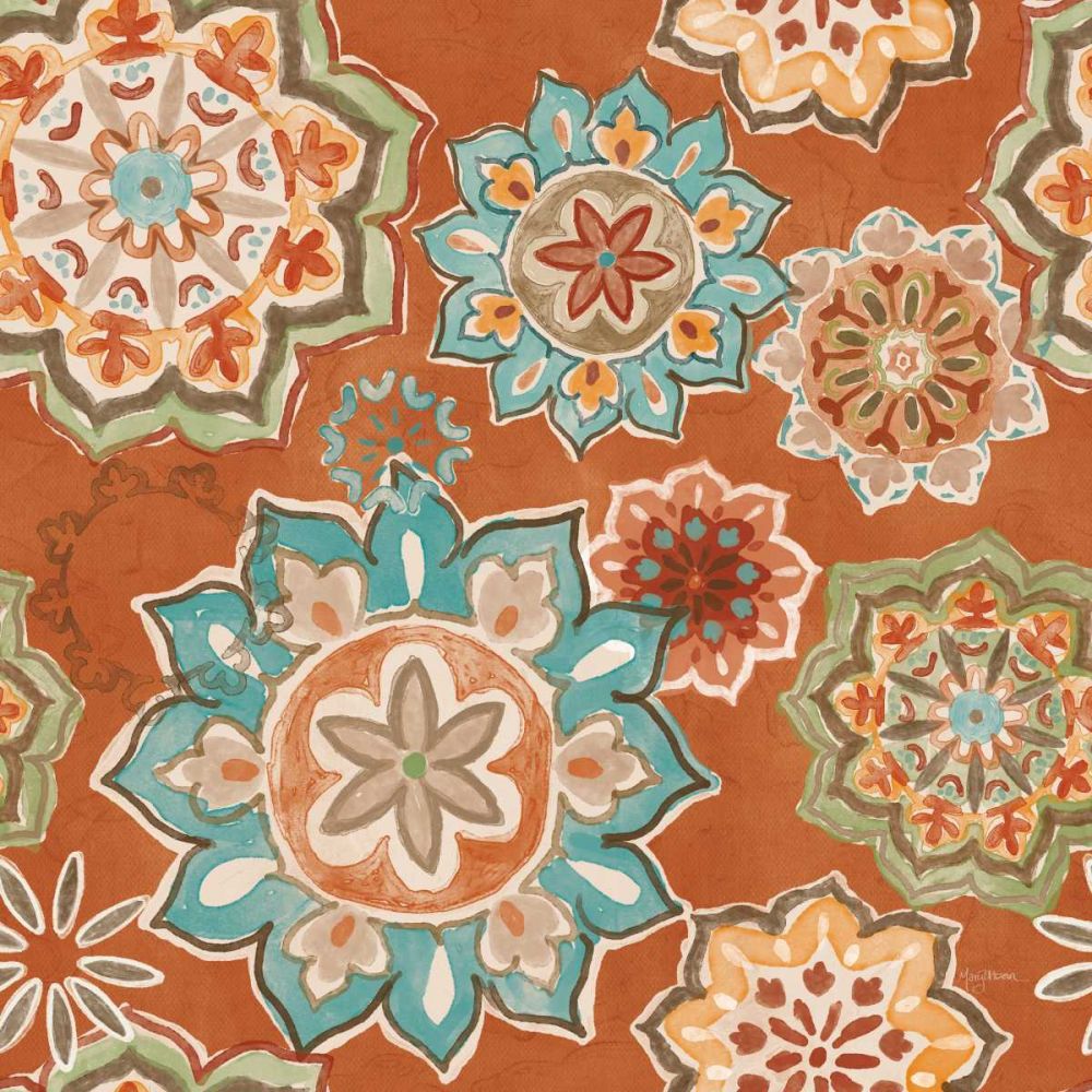 Autumn Friends Pattern IB art print by Mary Urban for $57.95 CAD
