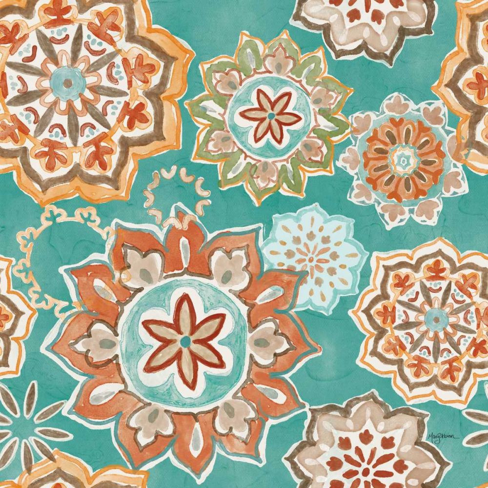 Autumn Friends Pattern IC art print by Mary Urban for $57.95 CAD