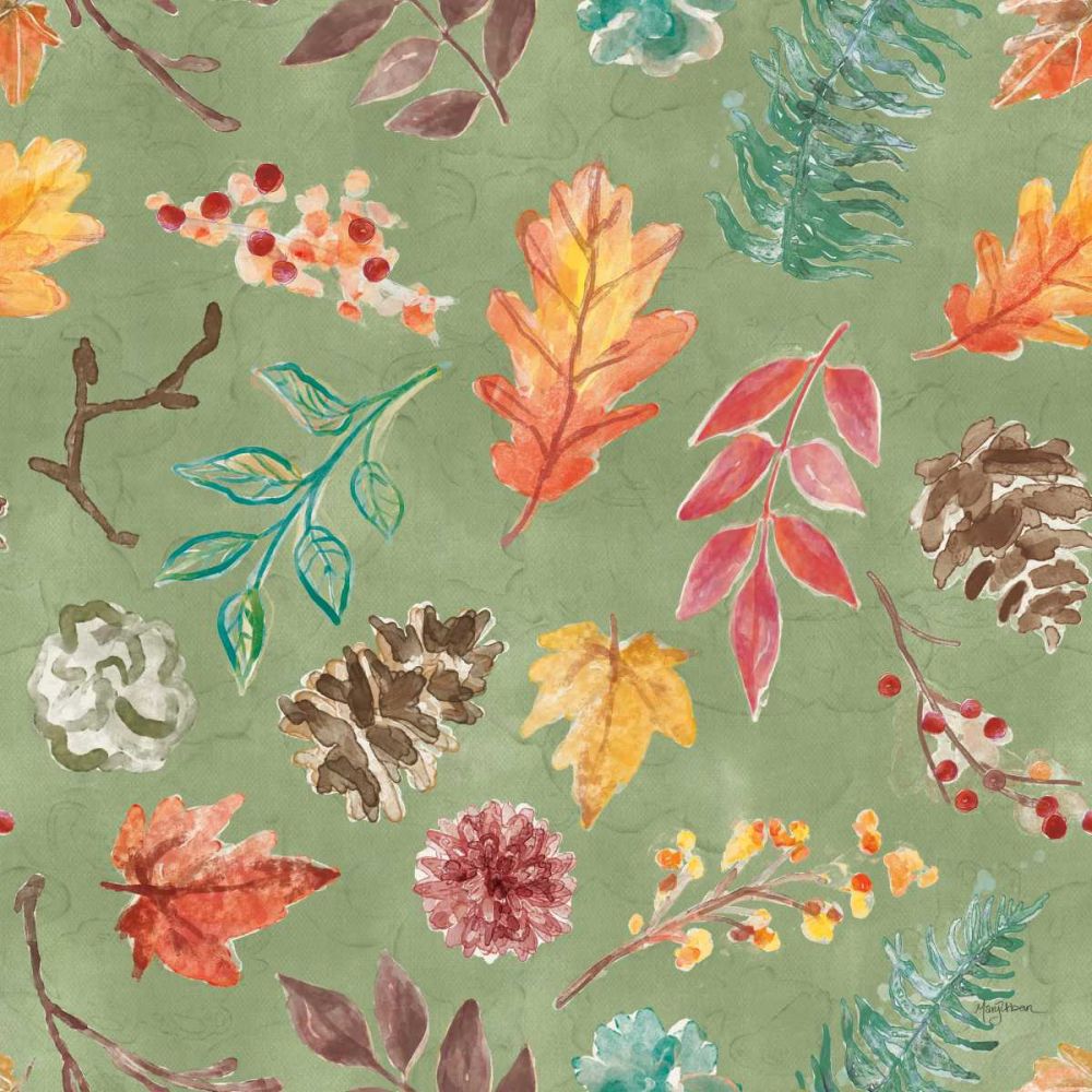Autumn Friends Pattern IIF art print by Mary Urban for $57.95 CAD