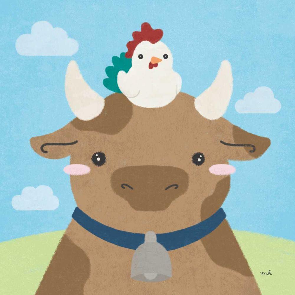Barn Buddies I art print by Moira Hershey for $57.95 CAD