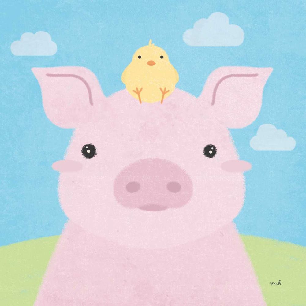 Barn Buddies II art print by Moira Hershey for $57.95 CAD