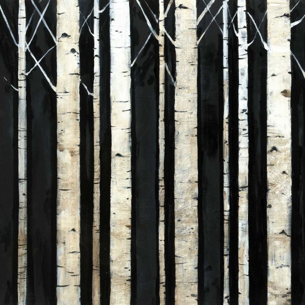 Birch Tree Square II art print by Avery Tillmon for $57.95 CAD
