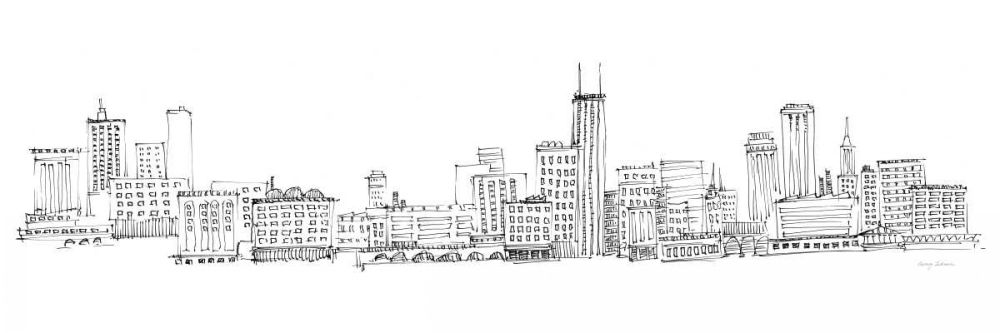 Chicago Skyline art print by Avery Tillmon for $57.95 CAD