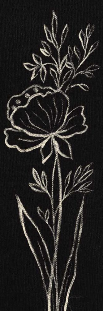 Black Floral III Crop art print by Silvia Vassileva for $57.95 CAD
