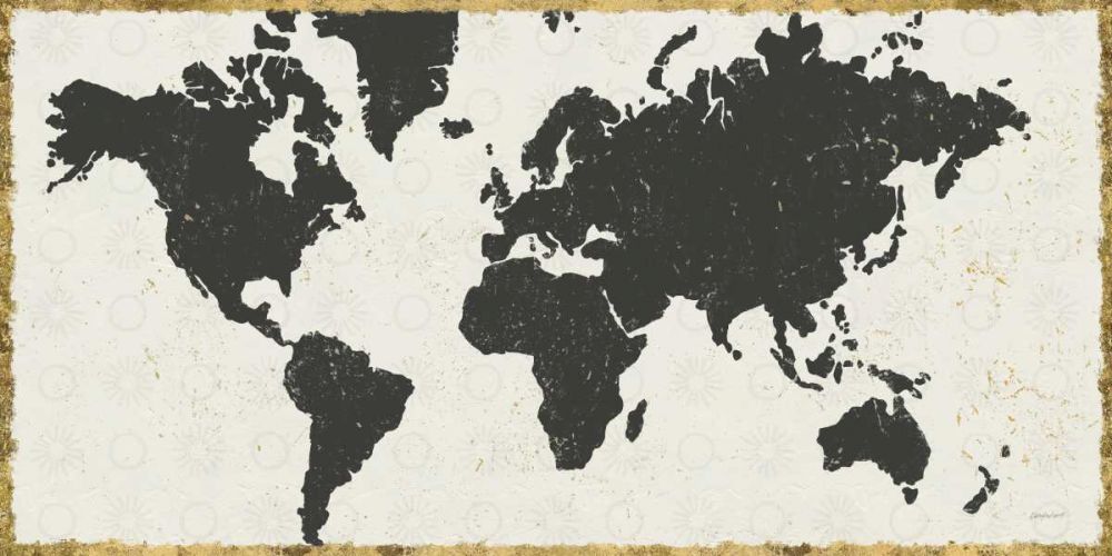 Kami Map No Patterns art print by Kathrine Lovell for $57.95 CAD
