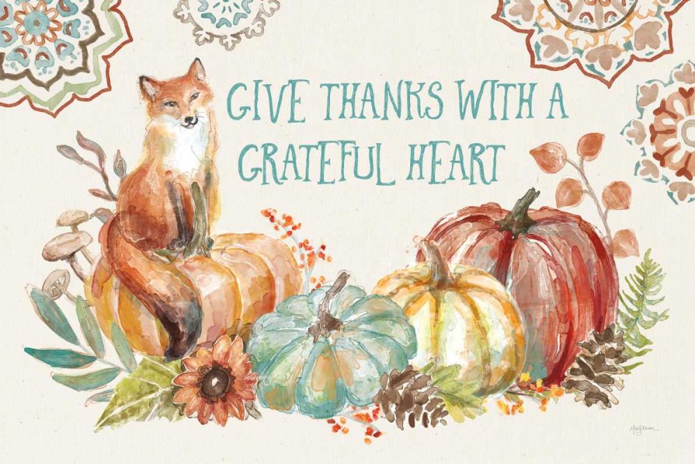 Autumn Friends II art print by Mary Urban for $57.95 CAD