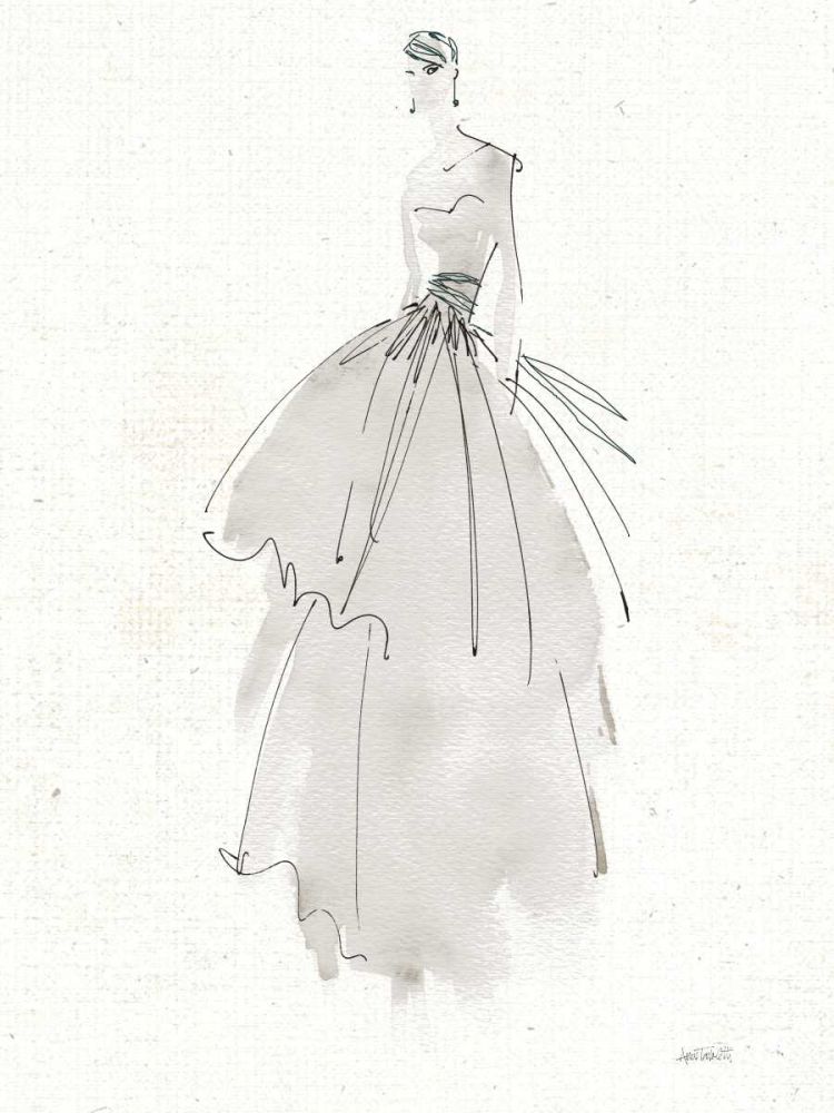 La Fashion II Gray v2 art print by Anne Tavoletti for $57.95 CAD
