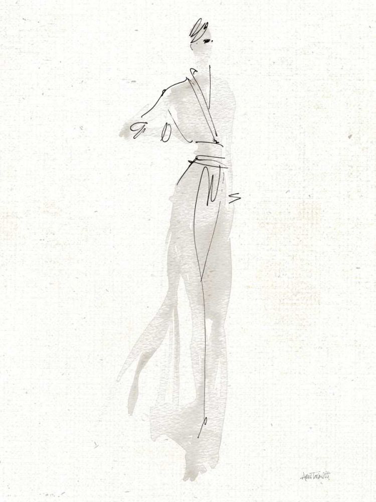 La Fashion IV Gray v2 art print by Anne Tavoletti for $57.95 CAD