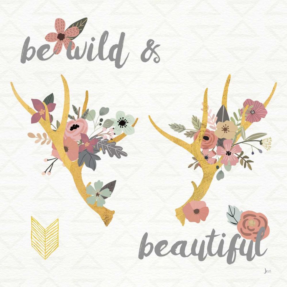 Boho Beauty I Pastel art print by Jess Aiken for $57.95 CAD