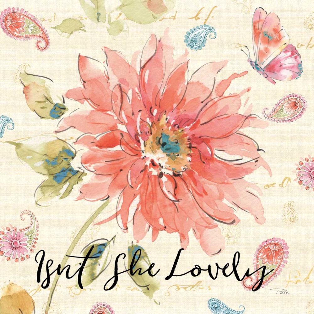 Happy Gypsy II Lovely art print by Pela for $57.95 CAD