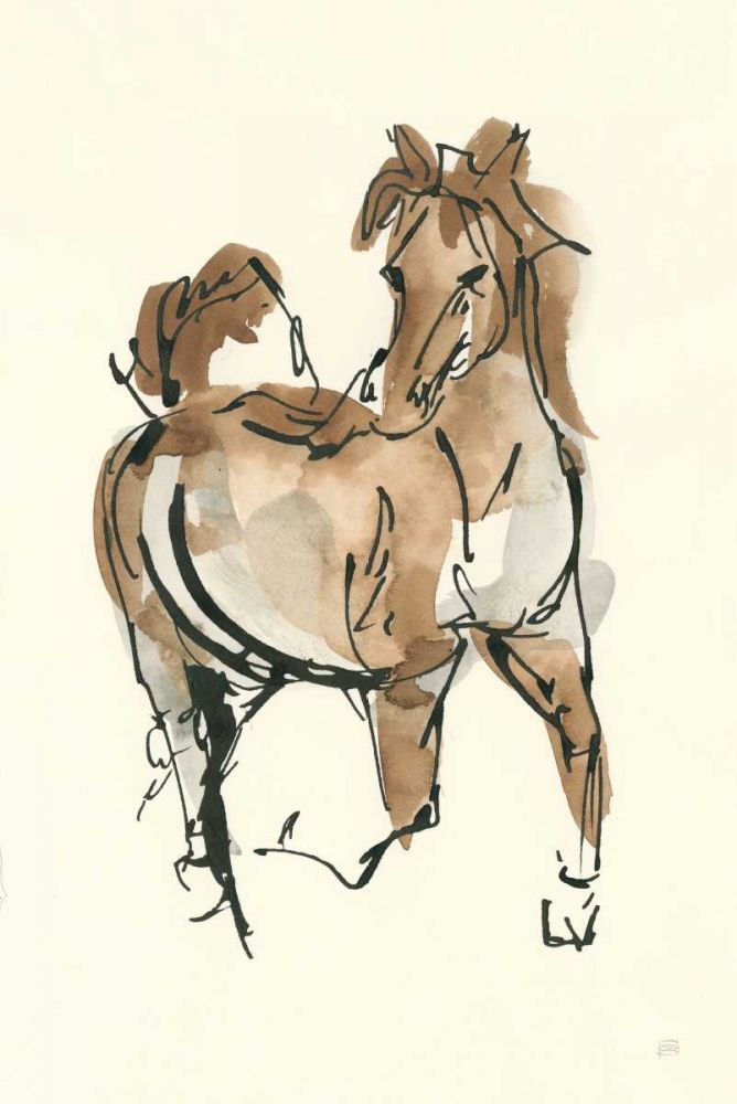 Sketchy Horse V art print by Chris Paschke for $57.95 CAD