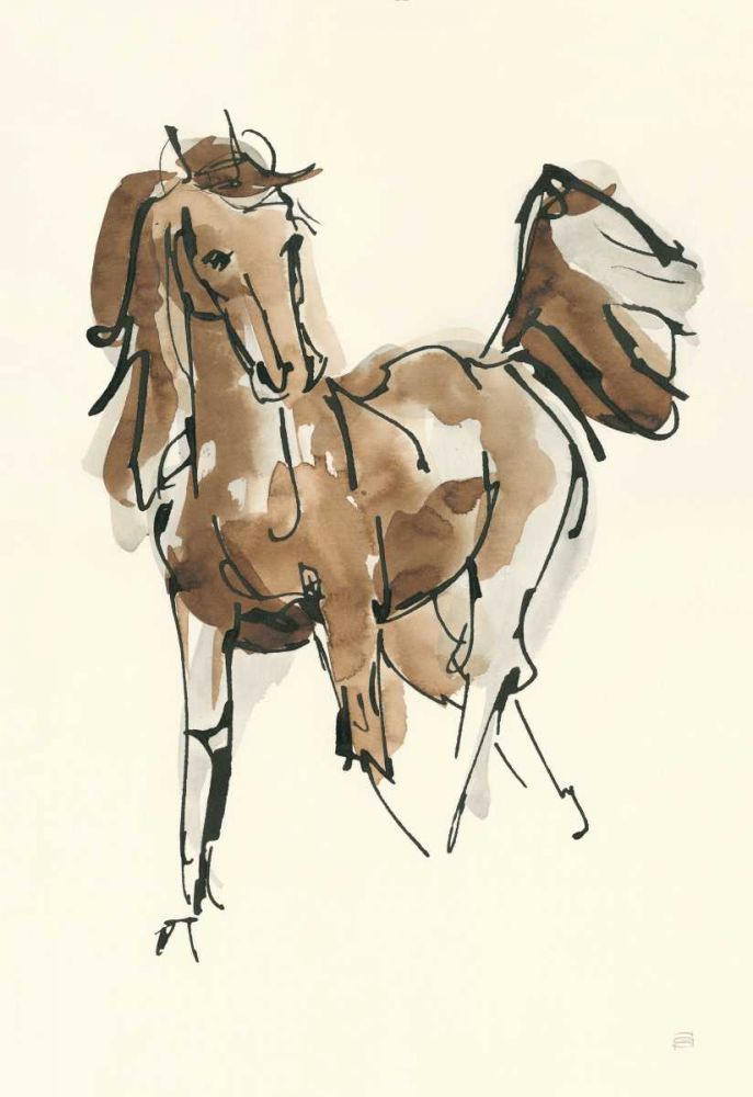 Sketchy Horse VI art print by Chris Paschke for $57.95 CAD