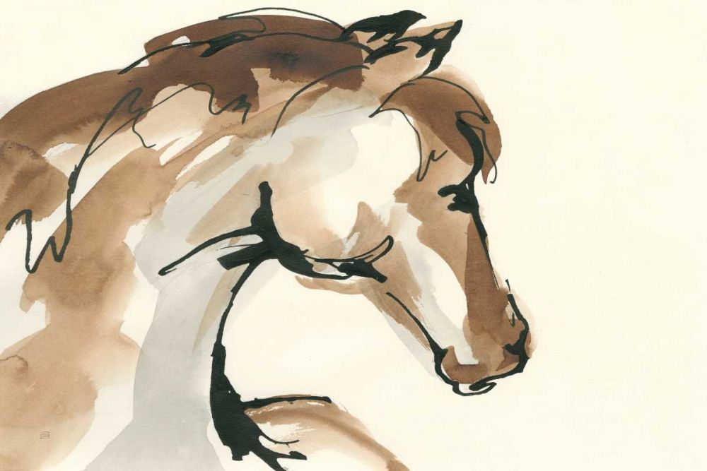 Horse Head I art print by Chris Paschke for $57.95 CAD