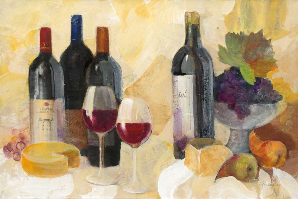 Fine Vintage Reds art print by Albena Hristova for $57.95 CAD