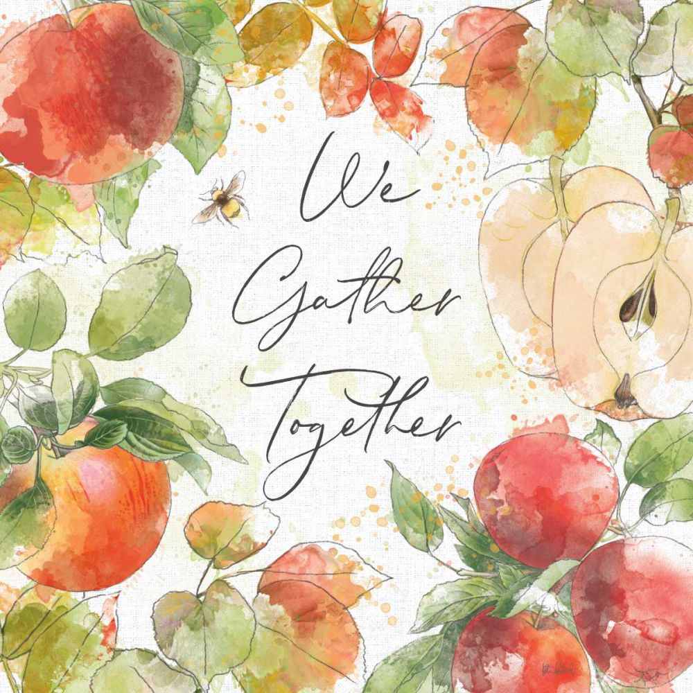 Orchard Harvest III art print by Katie Pertiet for $57.95 CAD