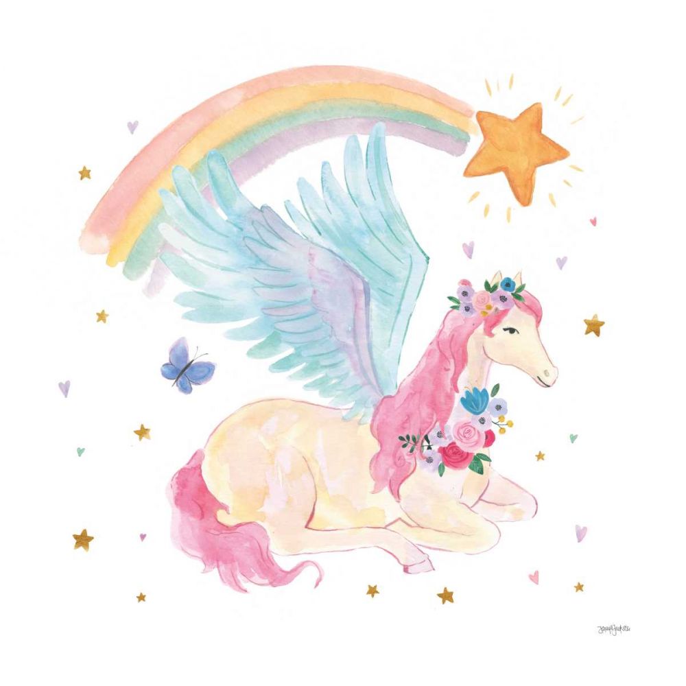 Magical Friends II Butterfly art print by Jenaya Jackson for $57.95 CAD