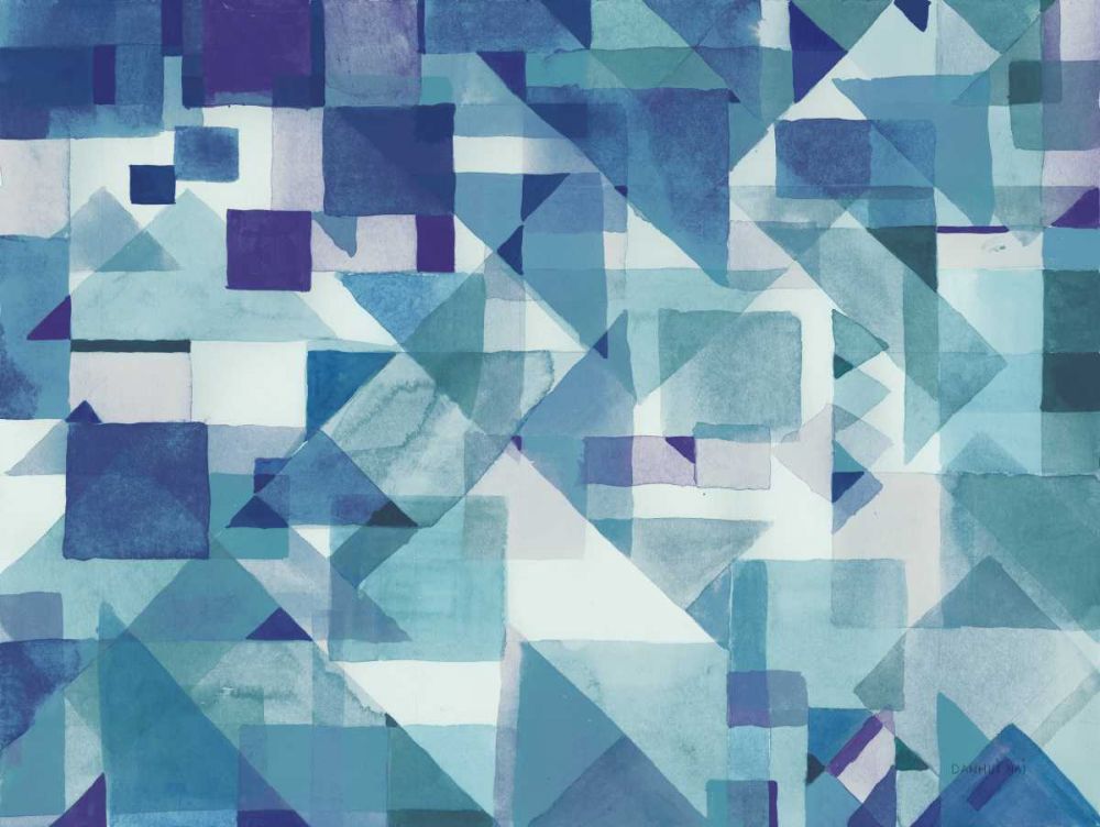 Try Angles II Blue art print by Danhui Nai for $57.95 CAD