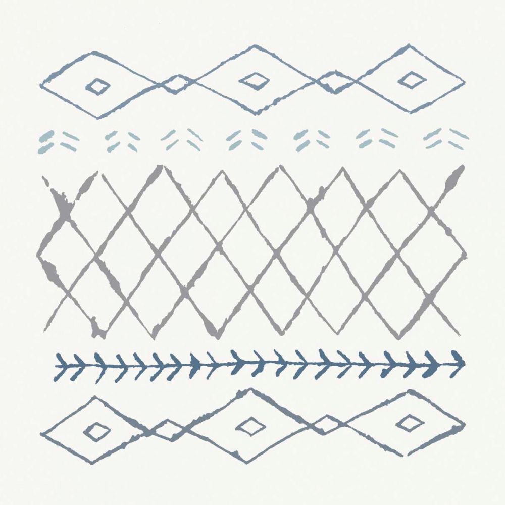 Nordic Vibes IV Blue art print by Moira Hershey for $57.95 CAD