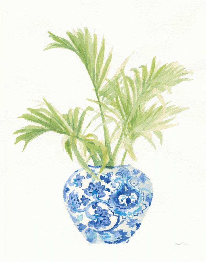 Palm Chinoiserie White II art print by Danhui Nai for $57.95 CAD