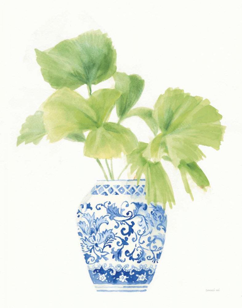Palm Chinoiserie White IV art print by Danhui Nai for $57.95 CAD