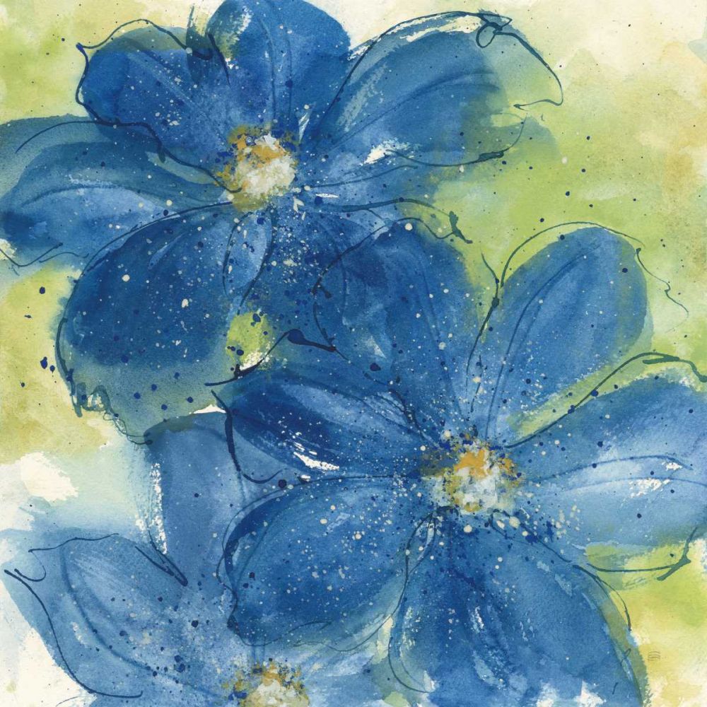 Starlight Clematis I art print by Chris Paschke for $57.95 CAD