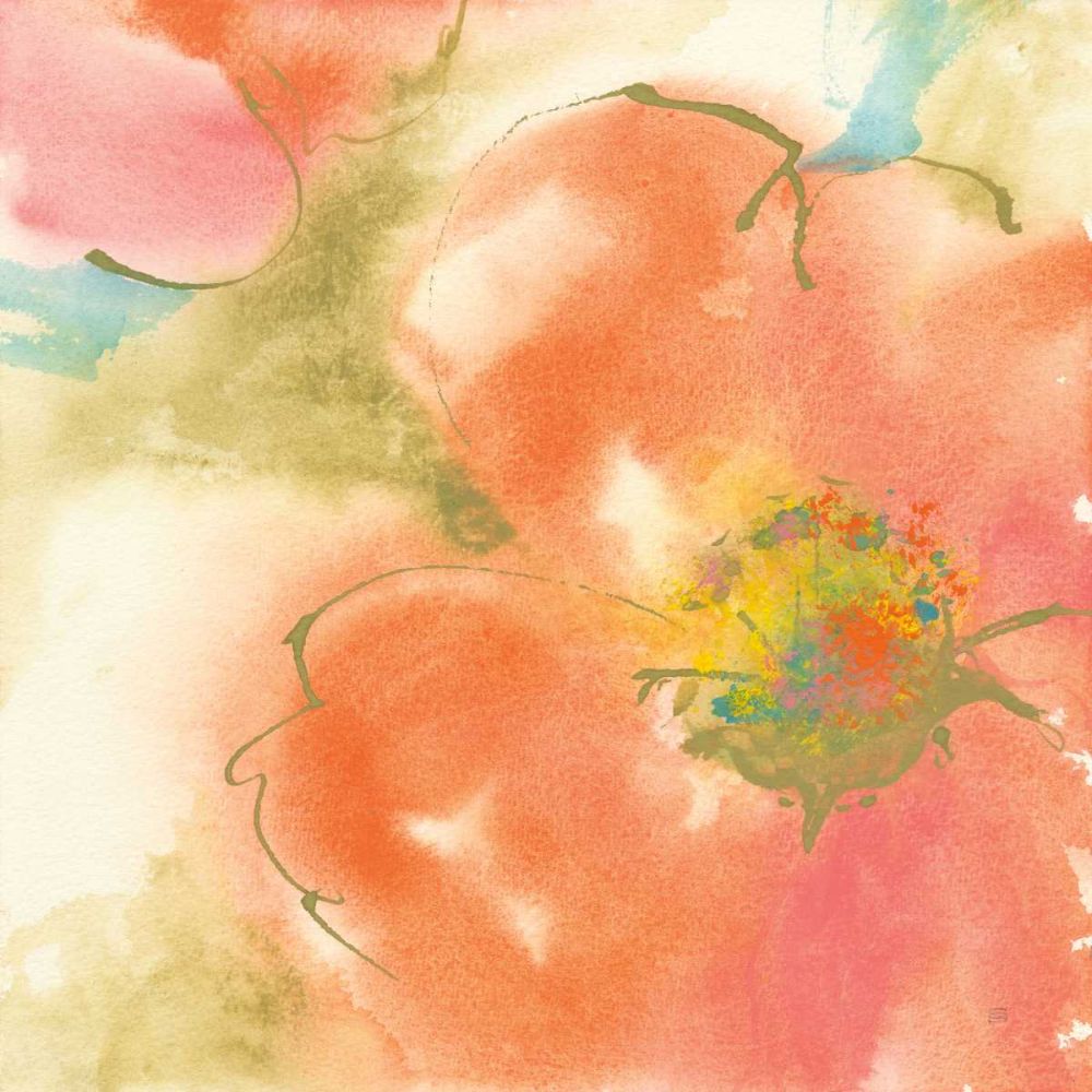 Coral Poppy I art print by Chris Paschke for $57.95 CAD