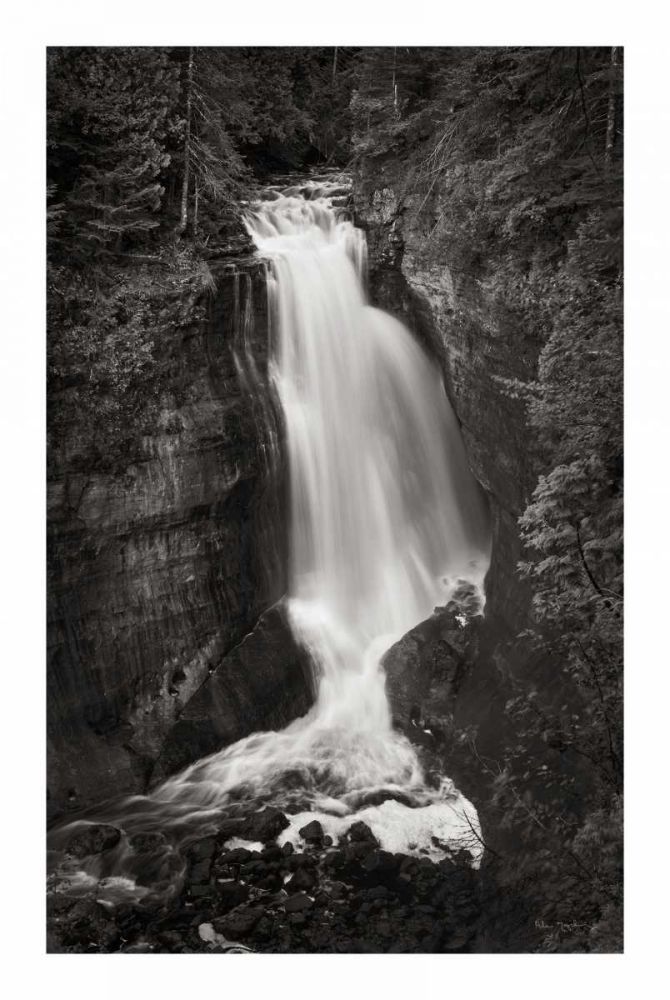 Miners Falls Michigan BW art print by Alan Majchrowicz for $57.95 CAD