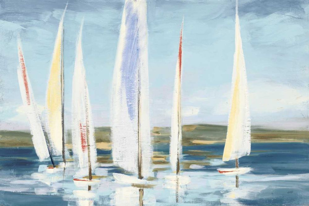Horizon Blue art print by Julia Purinton for $57.95 CAD