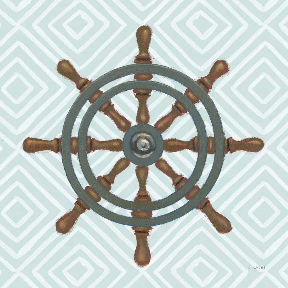 A Day at Sea IV Aqua art print by James Wiens for $57.95 CAD