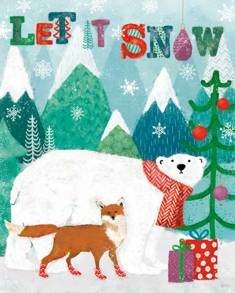 Festive Forest II art print by Veronique Charron for $57.95 CAD