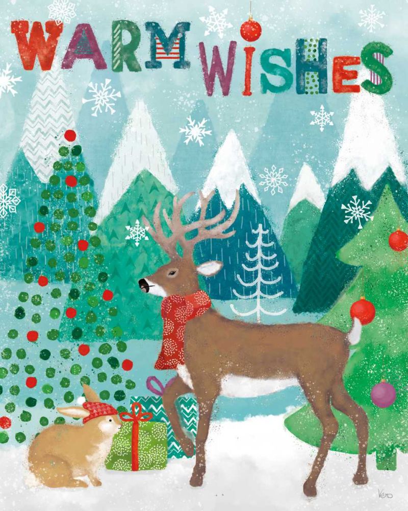 Festive Forest III art print by Veronique Charron for $57.95 CAD
