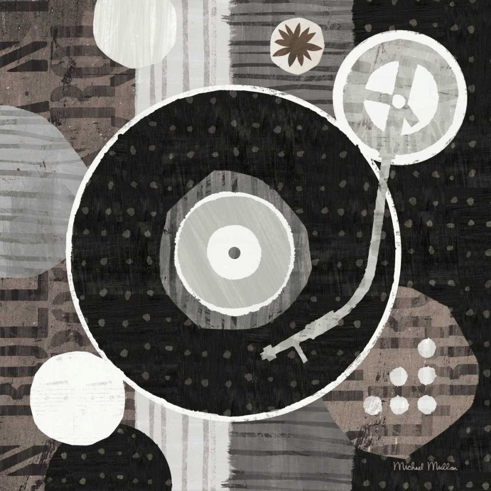 Rock N Roll Album Neutral art print by Michael Mullan for $57.95 CAD