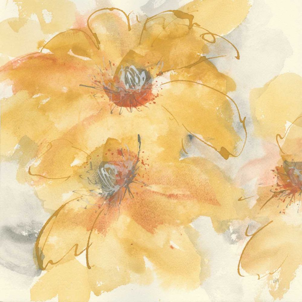 Golden Clematis I art print by Chris Paschke for $57.95 CAD