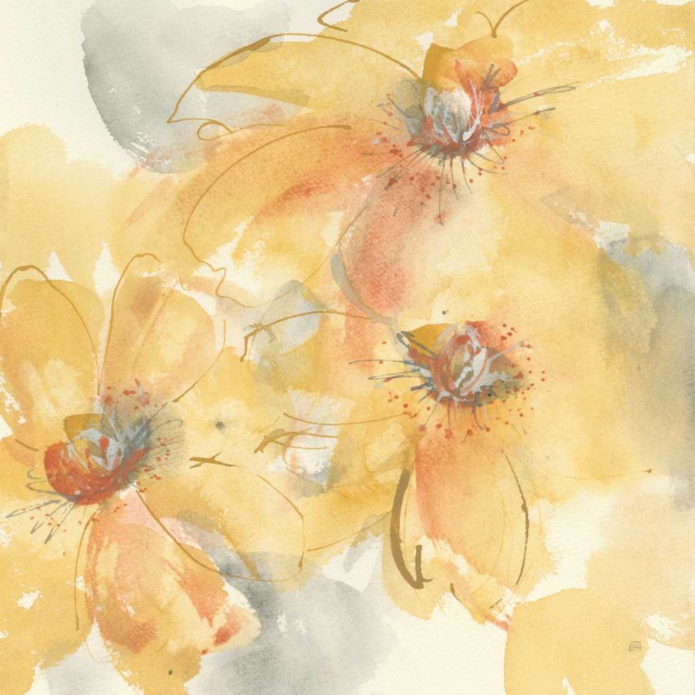 Golden Clematis II art print by Chris Paschke for $57.95 CAD