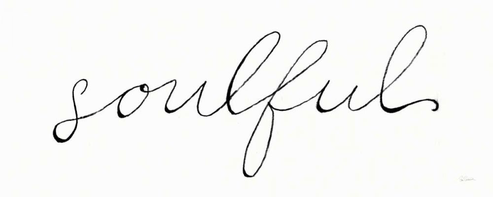 Soulful on White art print by Sue Schlabach for $57.95 CAD