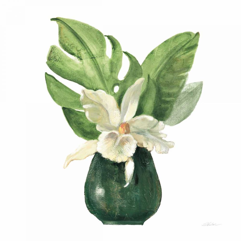 Tropical Leaves I on White art print by Silvia Vassileva for $57.95 CAD