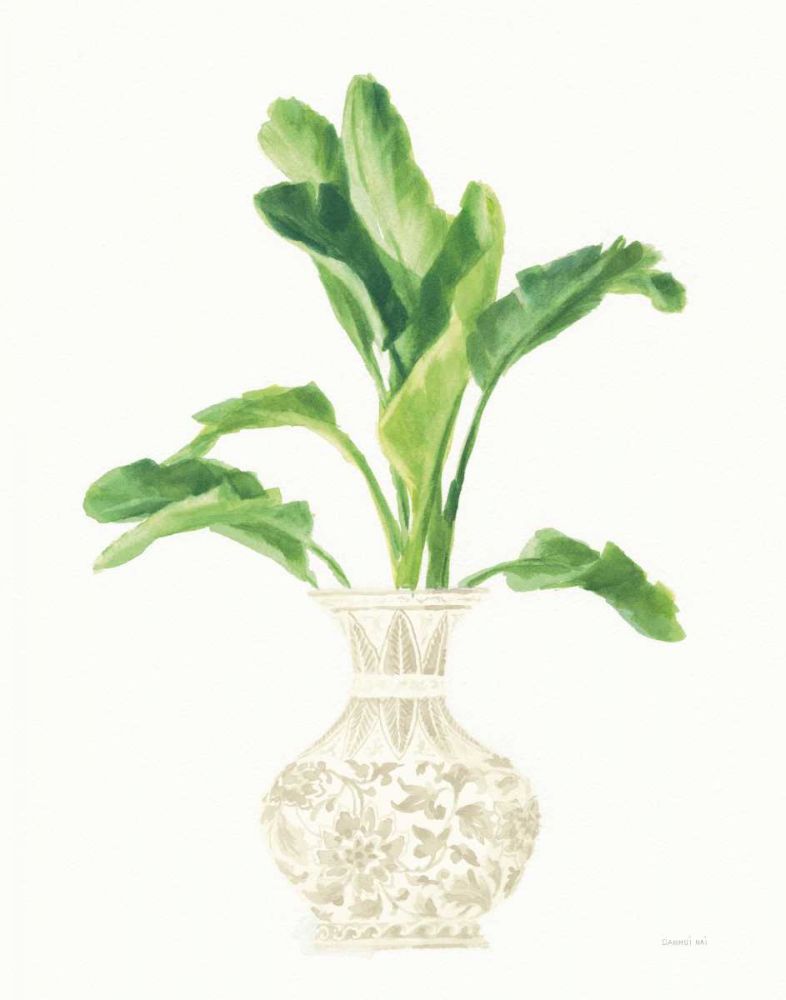 Palm Chinoiserie I Cream art print by Danhui Nai for $57.95 CAD